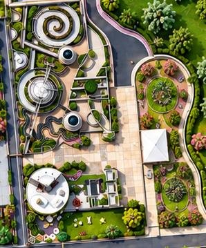 Clubhouse and gardens