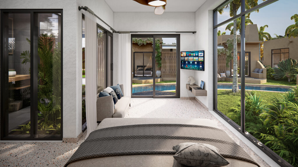 lilodhyan artistic resort design BEDROOM 02